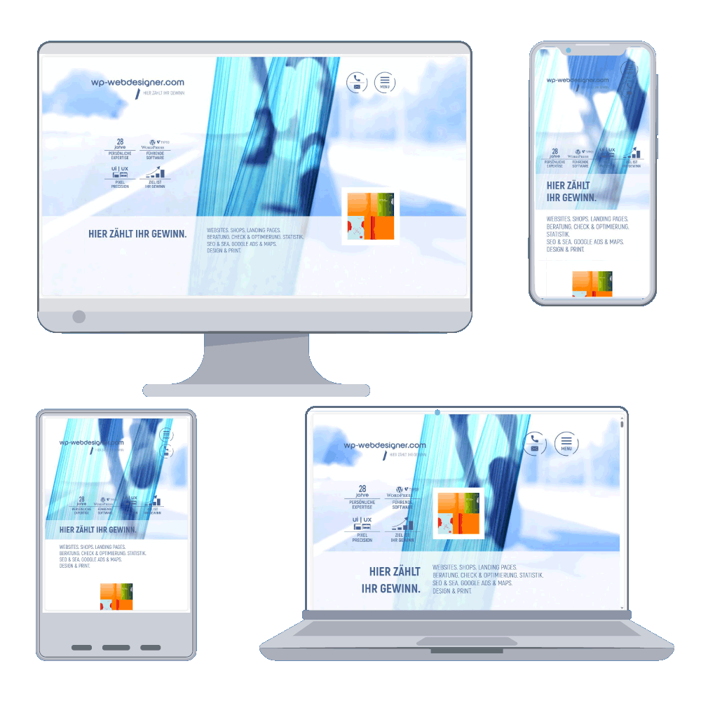 Responsive Webdesign - Webdesigner WordPress WooCommerce - München
